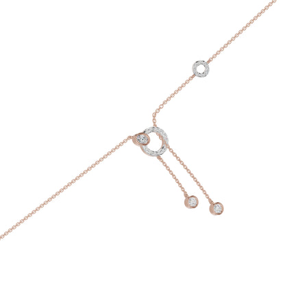 The Keepsake Diamond Chain Necklace 18 KT / Rose Gold