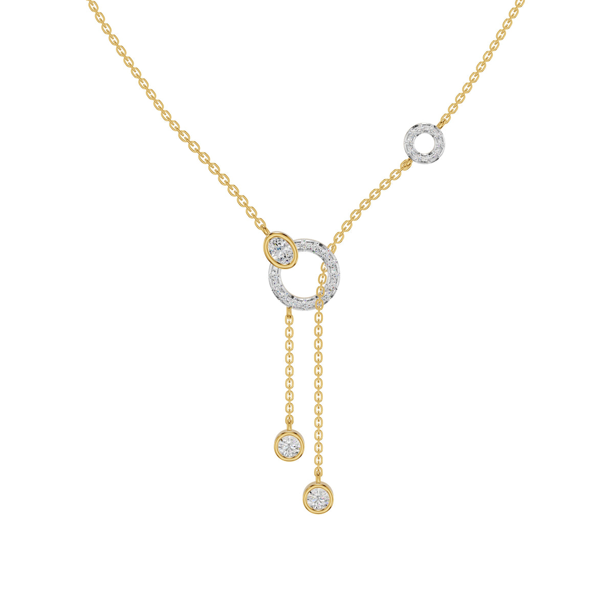 The Keepsake Diamond Chain Necklace 18 KT / Yellow Gold