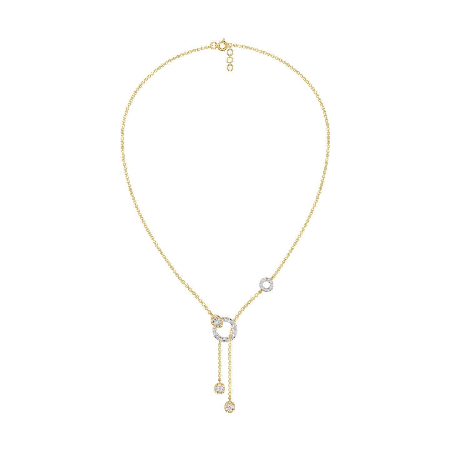 The Keepsake Diamond Chain Necklace 18 KT / Yellow Gold