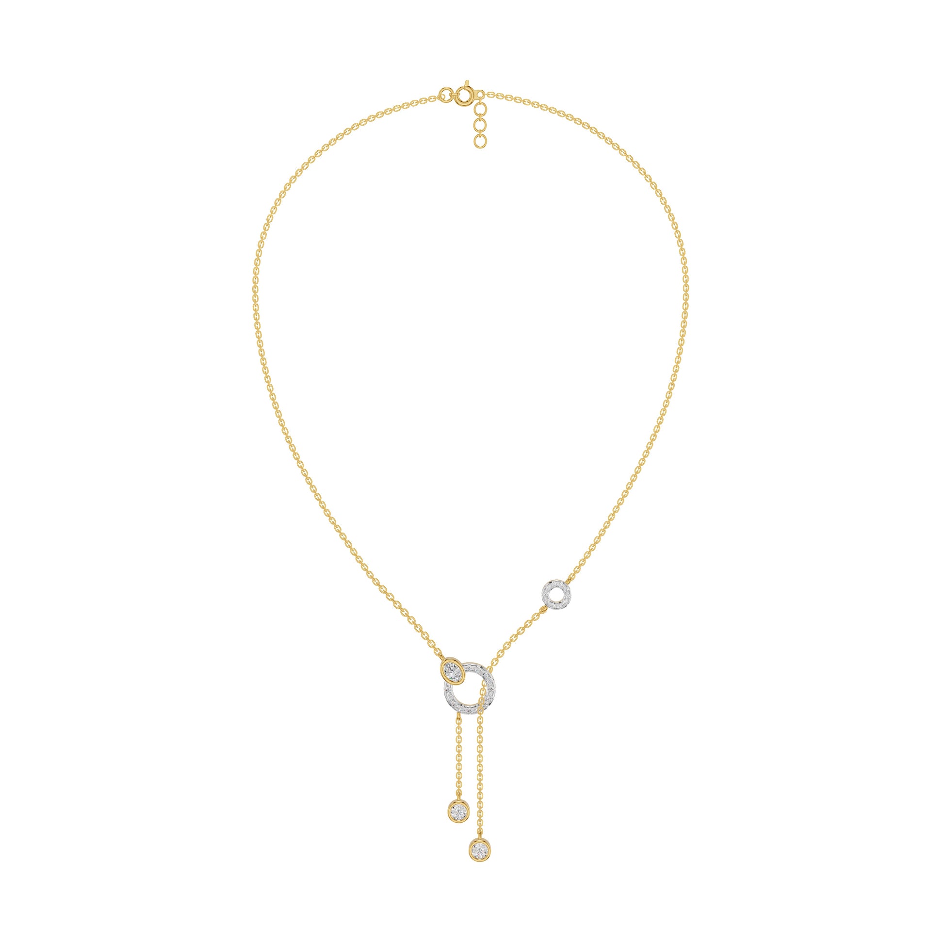 The Keepsake Diamond Chain Necklace 18 KT / Yellow Gold