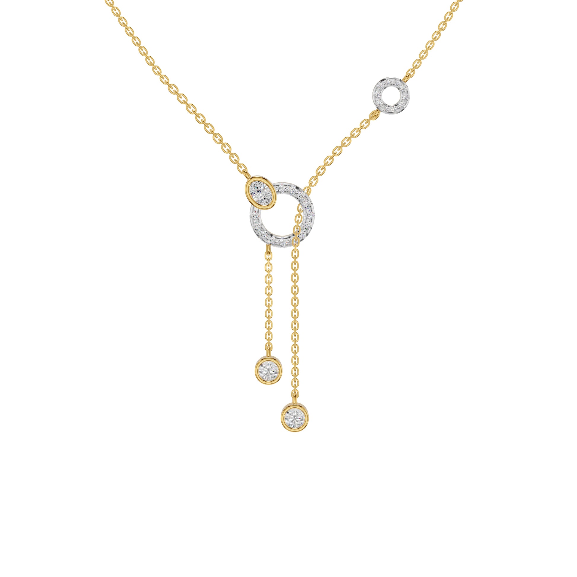 The Keepsake Diamond Chain Necklace 18 KT / Yellow Gold