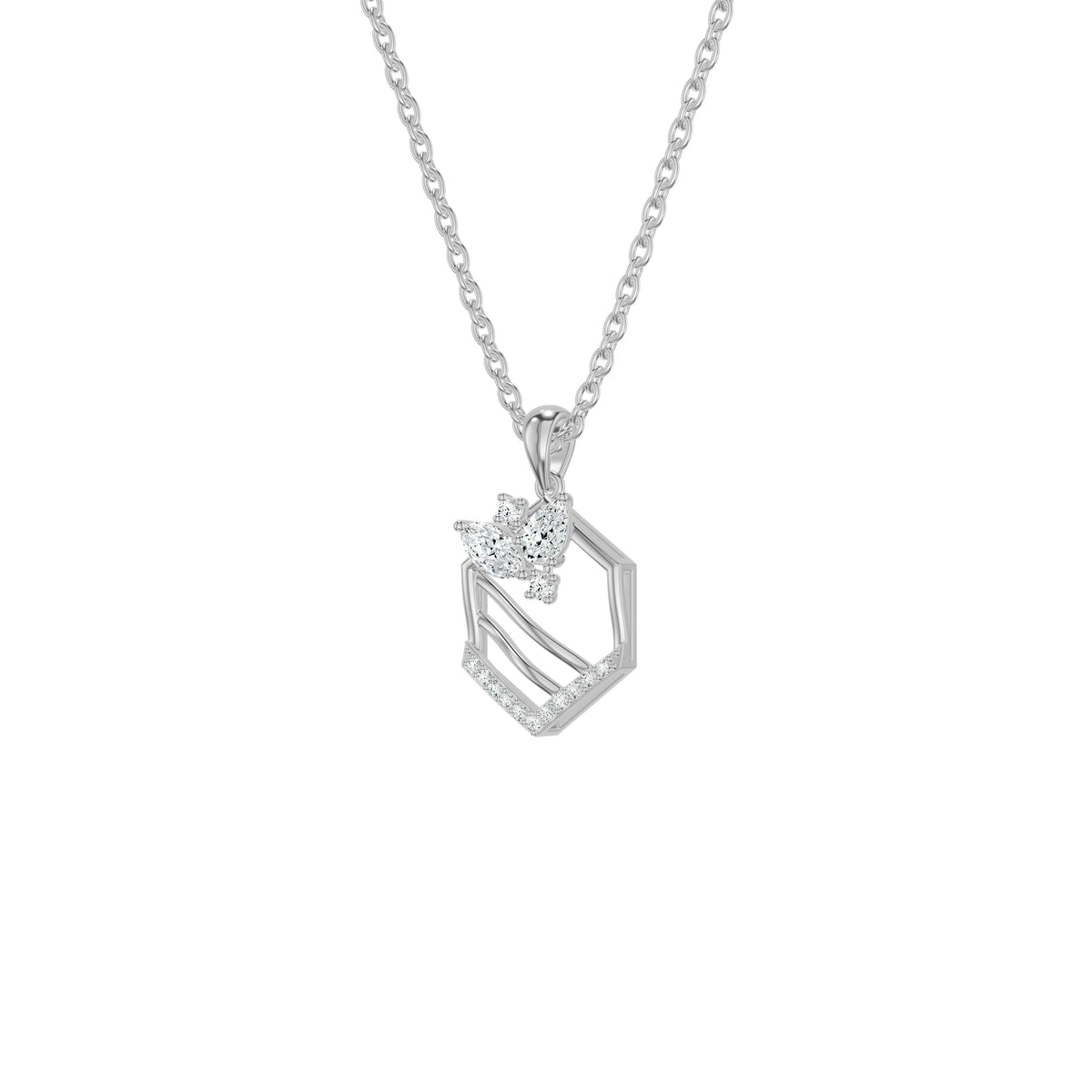DPN000708 18 KT / White Gold