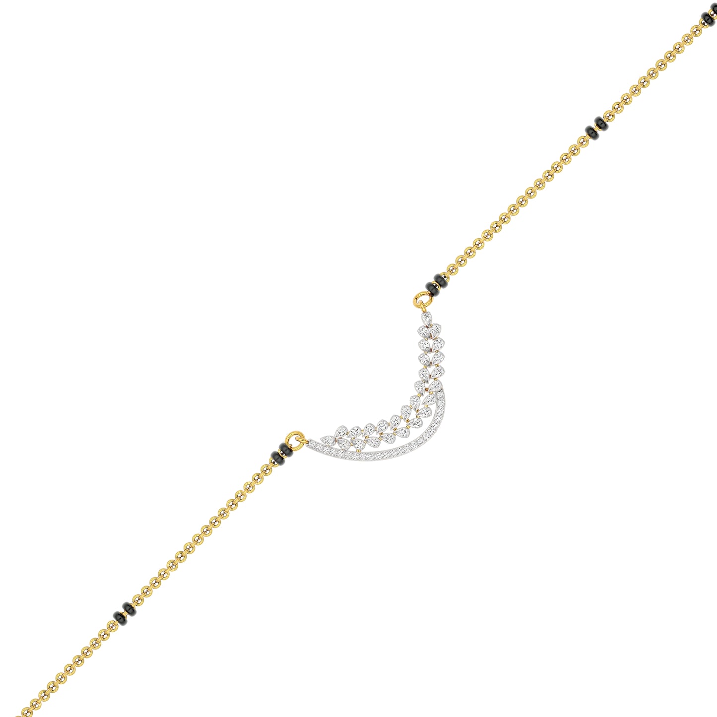 Enchanting Muse Diamond Mangalsutra