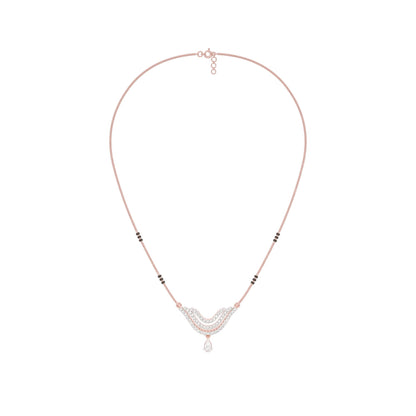 Graceful Union Diamond Mangalsutra 18 KT / Rose Gold