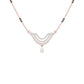 Graceful Union Diamond Mangalsutra 18 KT / Rose Gold