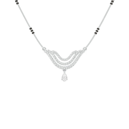 Graceful Union Diamond Mangalsutra 18 KT / White Gold