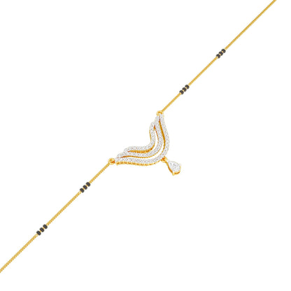 Graceful Union Diamond Mangalsutra 18 KT / Yellow Gold
