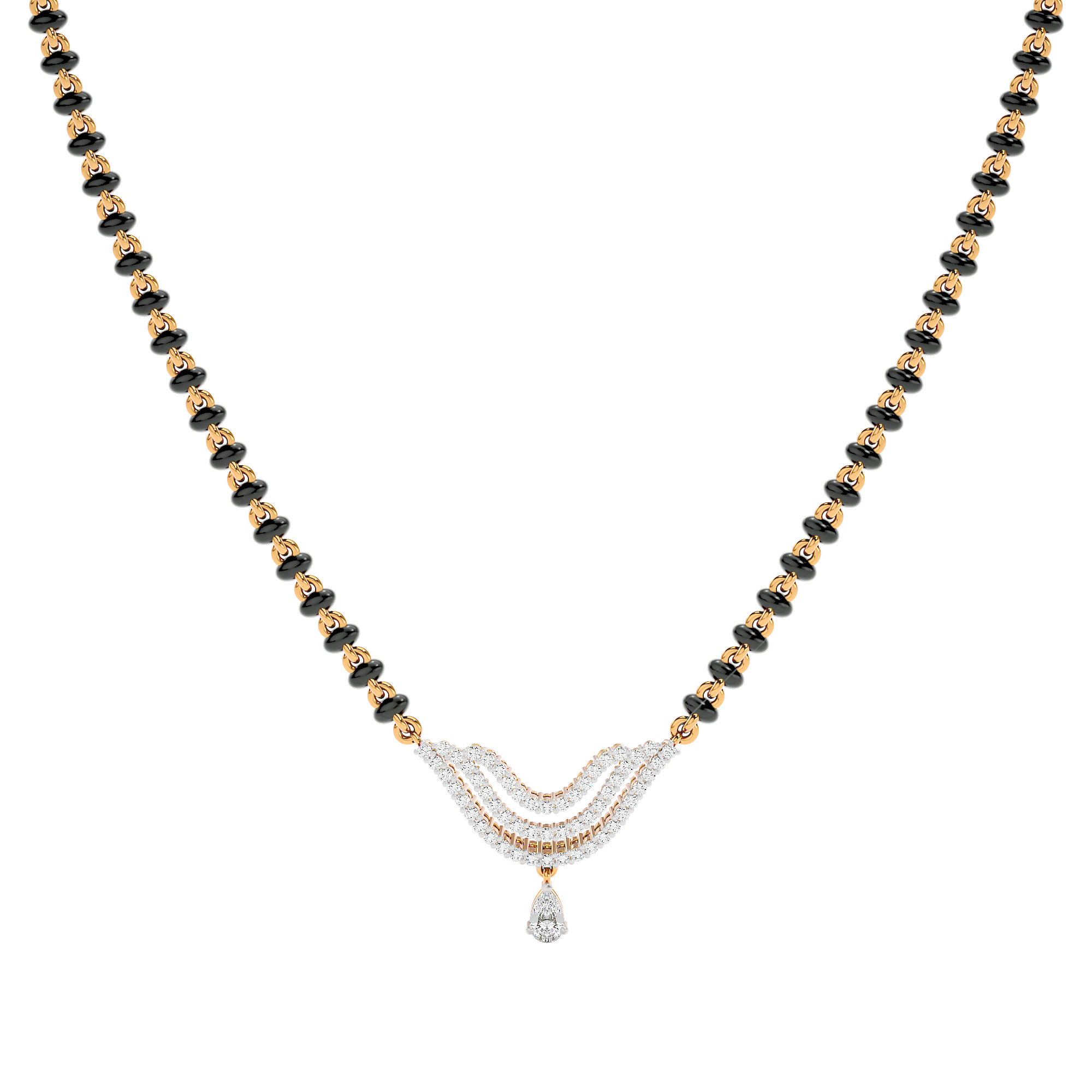 Graceful Union Diamond Mangalsutra