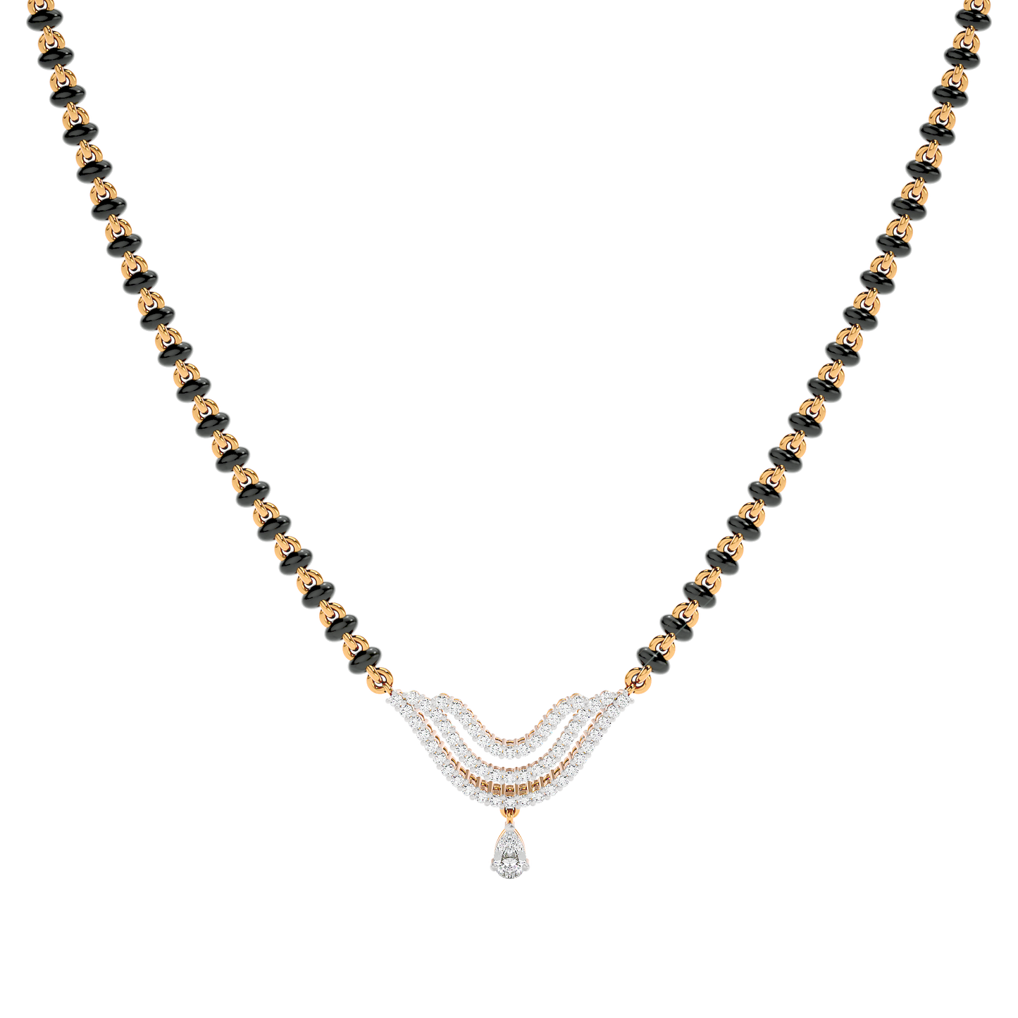 Graceful Union Diamond Mangalsutra