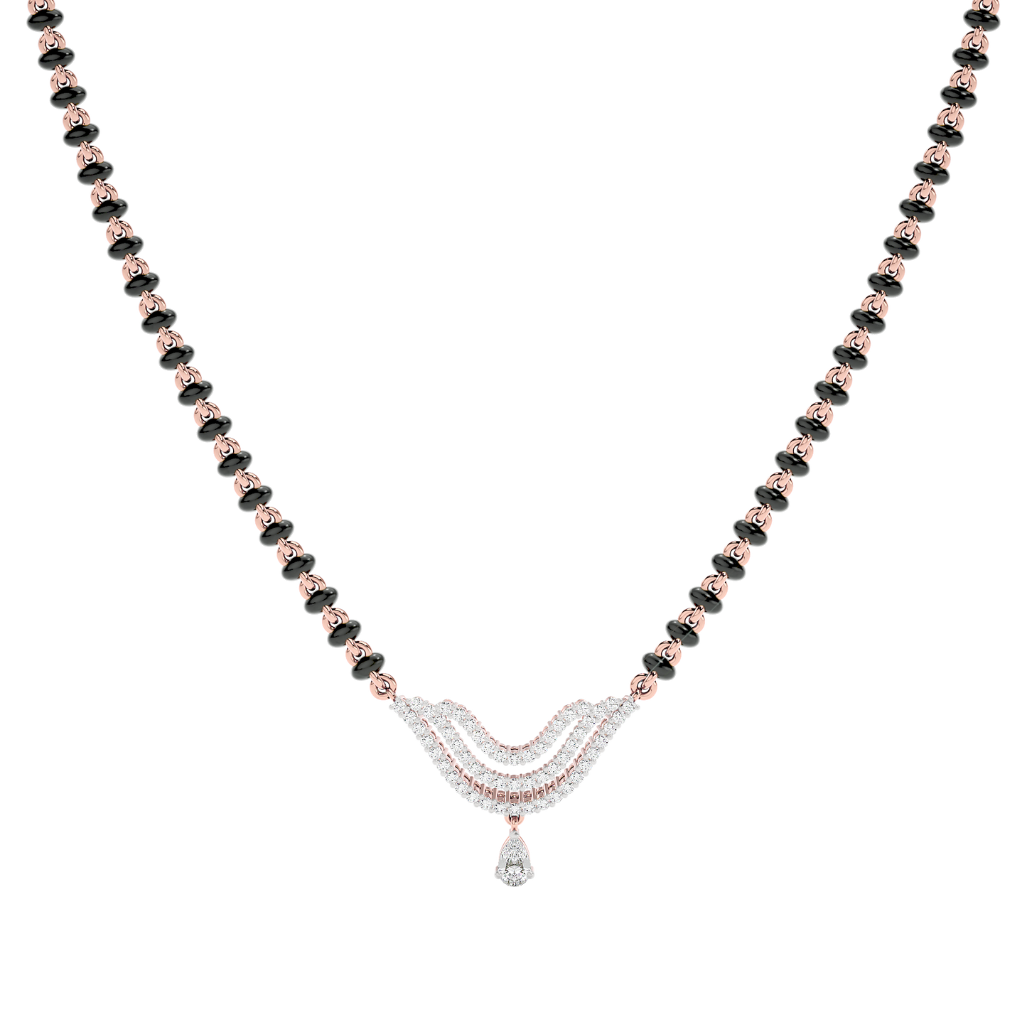 Graceful Union Diamond Mangalsutra