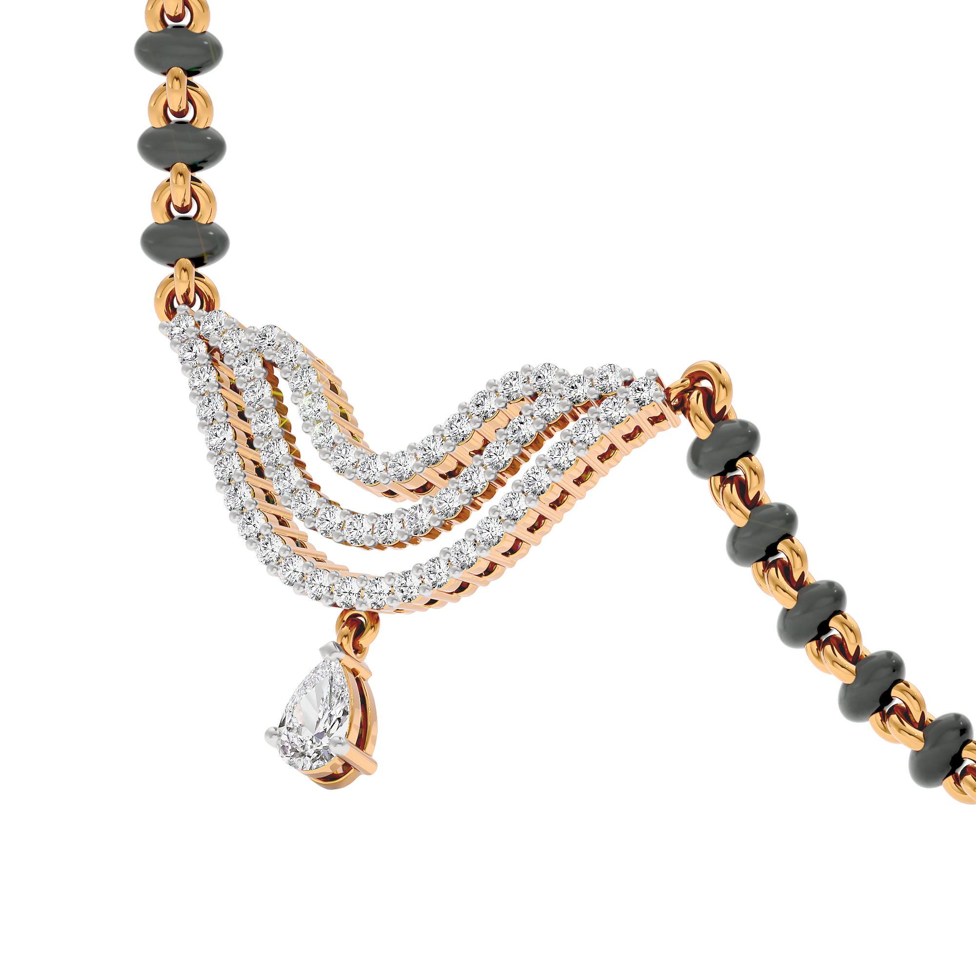 Graceful Union Diamond Mangalsutra