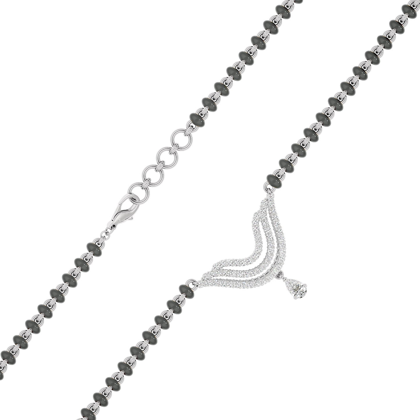 Graceful Union Diamond Mangalsutra