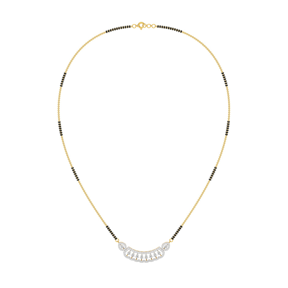 Infinite Elegance Diamond Mangalsutra 18 KT / Yellow Gold