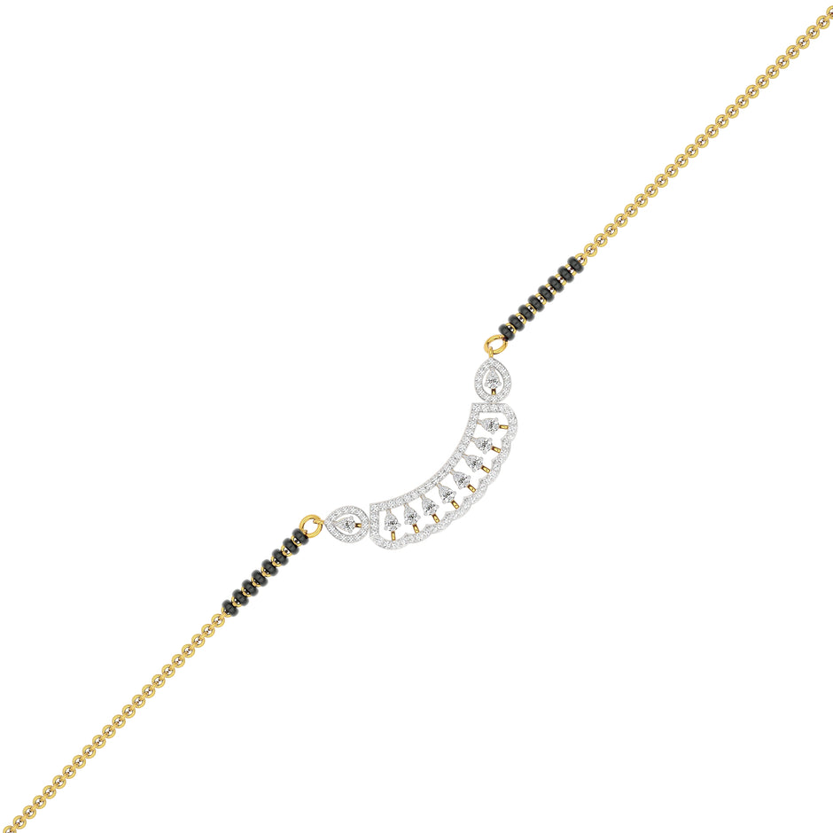 Infinite Elegance Diamond Mangalsutra 18 KT / Yellow Gold