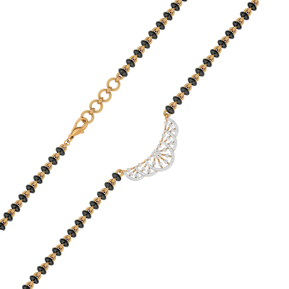 Evergreen Amore Diamond Mangalsutra 18 KT / Yellow Gold