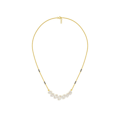 Evergreen Charm Diamond Mangalsutra 18 KT / Yellow Gold