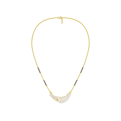 Blissful Connection Diamond Mangalsutra 18 KT / Yellow Gold