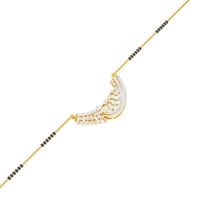 Blissful Connection Diamond Mangalsutra 18 KT / Yellow Gold