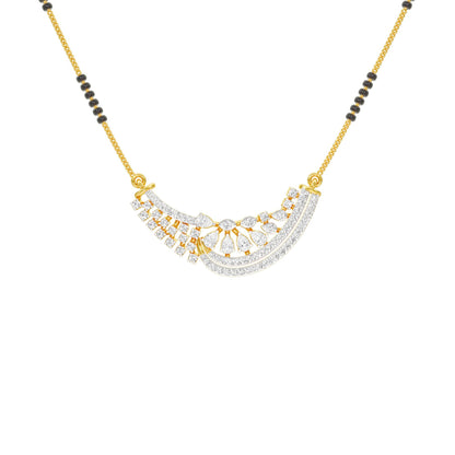 Blissful Connection Diamond Mangalsutra 18 KT / Yellow Gold