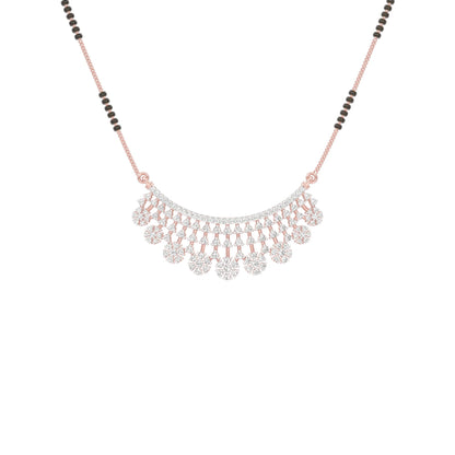 Aarna Diamond Mangalsutra 18 KT / Rose Gold