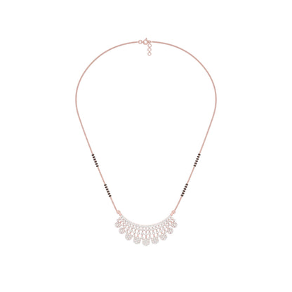 Aarna Diamond Mangalsutra 18 KT / Rose Gold