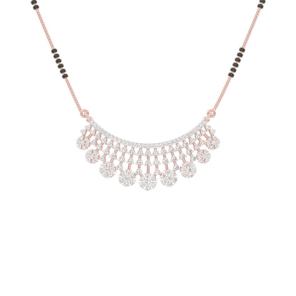 Aarna Diamond Mangalsutra 18 KT / Rose Gold
