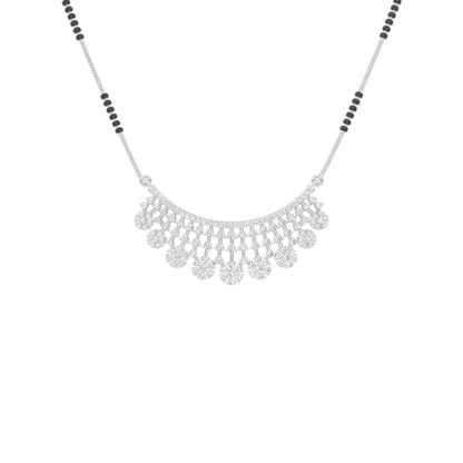 Aarna Diamond Mangalsutra 18 KT / White Gold