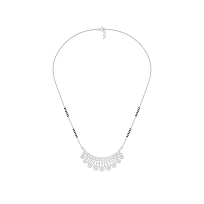 Aarna Diamond Mangalsutra 18 KT / White Gold