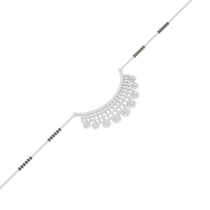 Aarna Diamond Mangalsutra 18 KT / White Gold