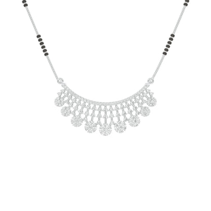 Aarna Diamond Mangalsutra 18 KT / White Gold