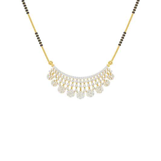 Aarna Diamond Mangalsutra 18 KT / Yellow Gold