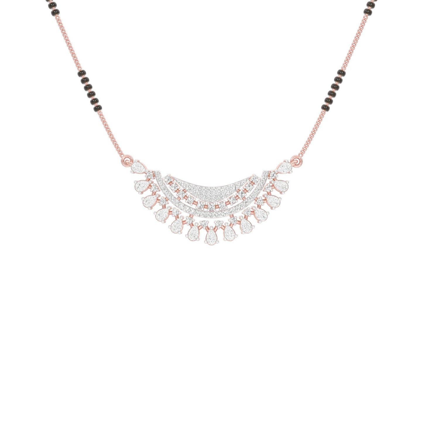Eternal Sparkle Diamond Mangalsutra 18 KT / Rose Gold