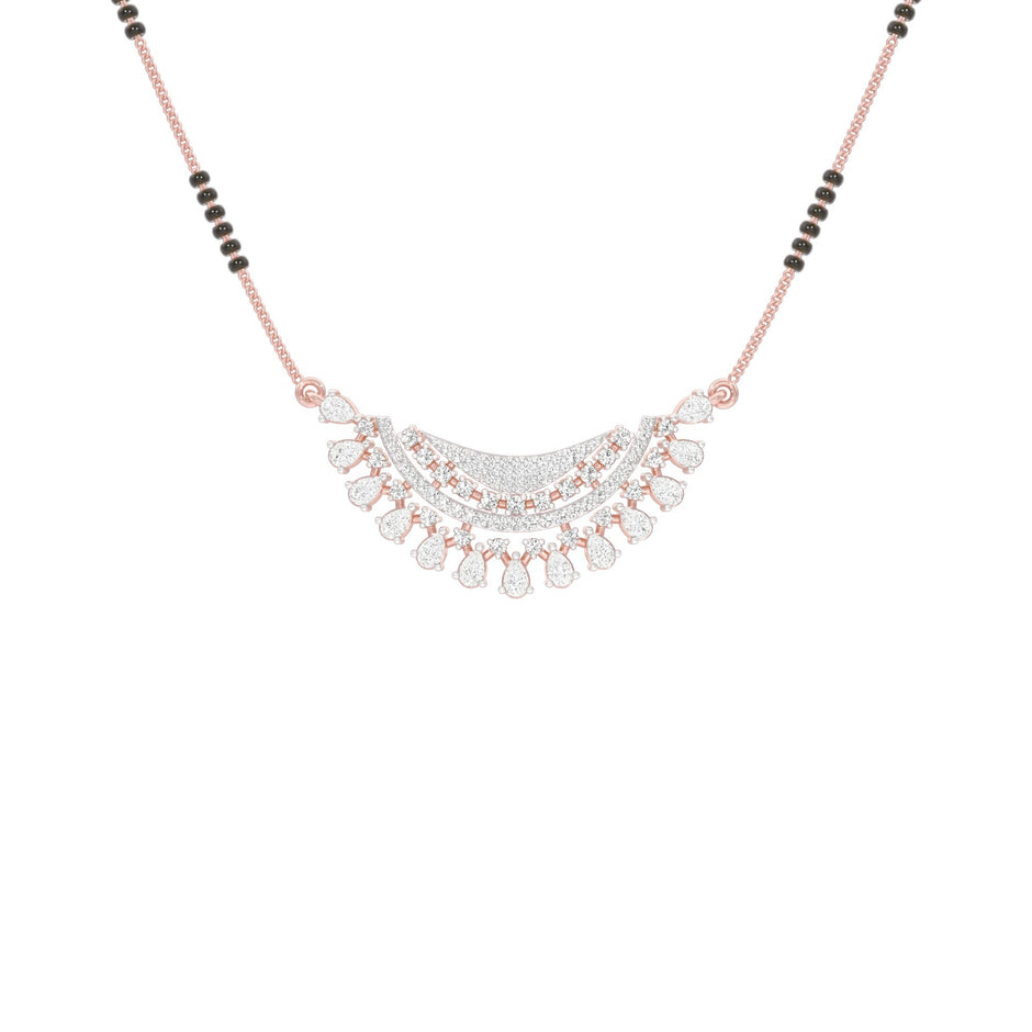 Eternal Sparkle Diamond Mangalsutra 18 KT / Rose Gold