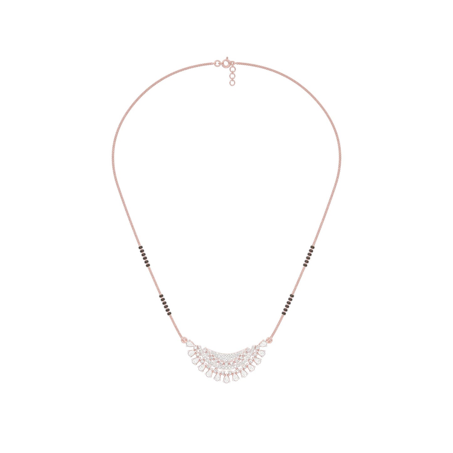 Eternal Sparkle Diamond Mangalsutra 18 KT / Rose Gold