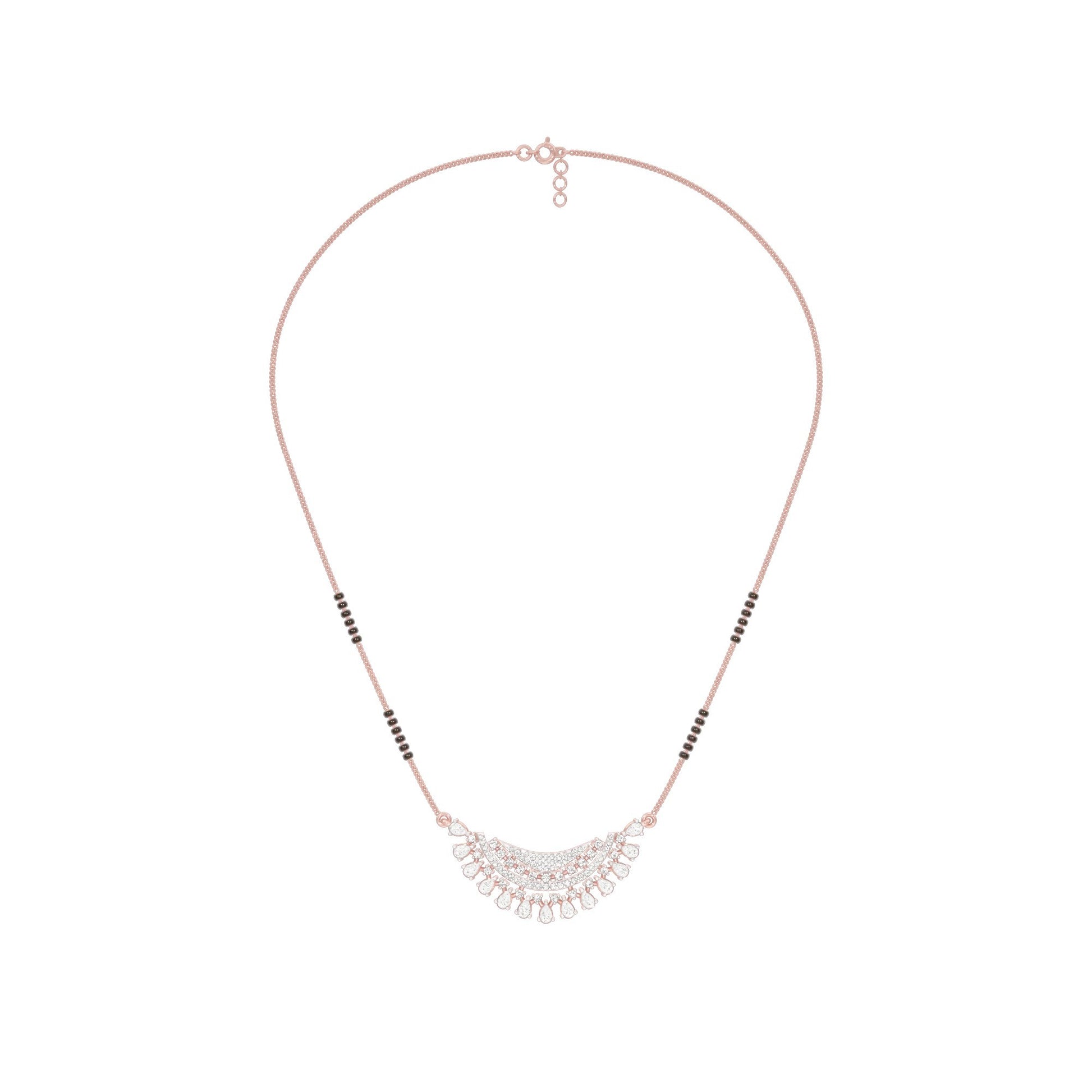 Eternal Sparkle Diamond Mangalsutra 18 KT / Rose Gold