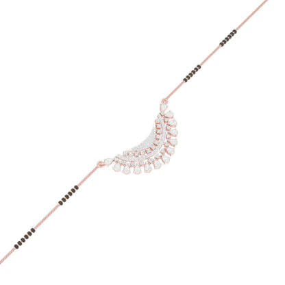 Eternal Sparkle Diamond Mangalsutra 18 KT / Rose Gold