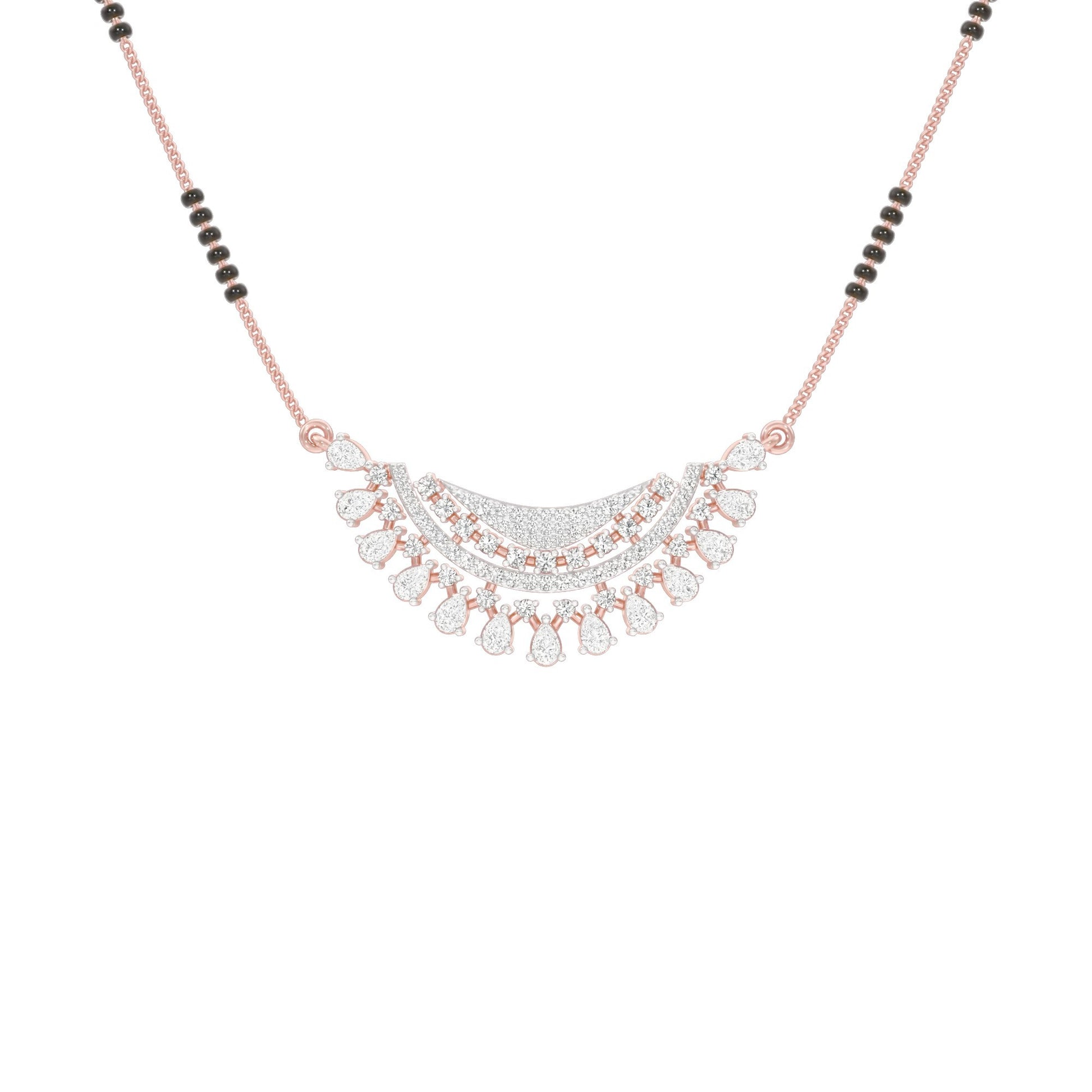 Eternal Sparkle Diamond Mangalsutra 18 KT / Rose Gold