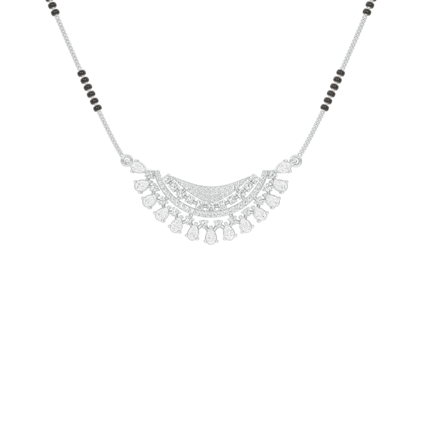 Eternal Sparkle Diamond Mangalsutra 18 KT / White Gold