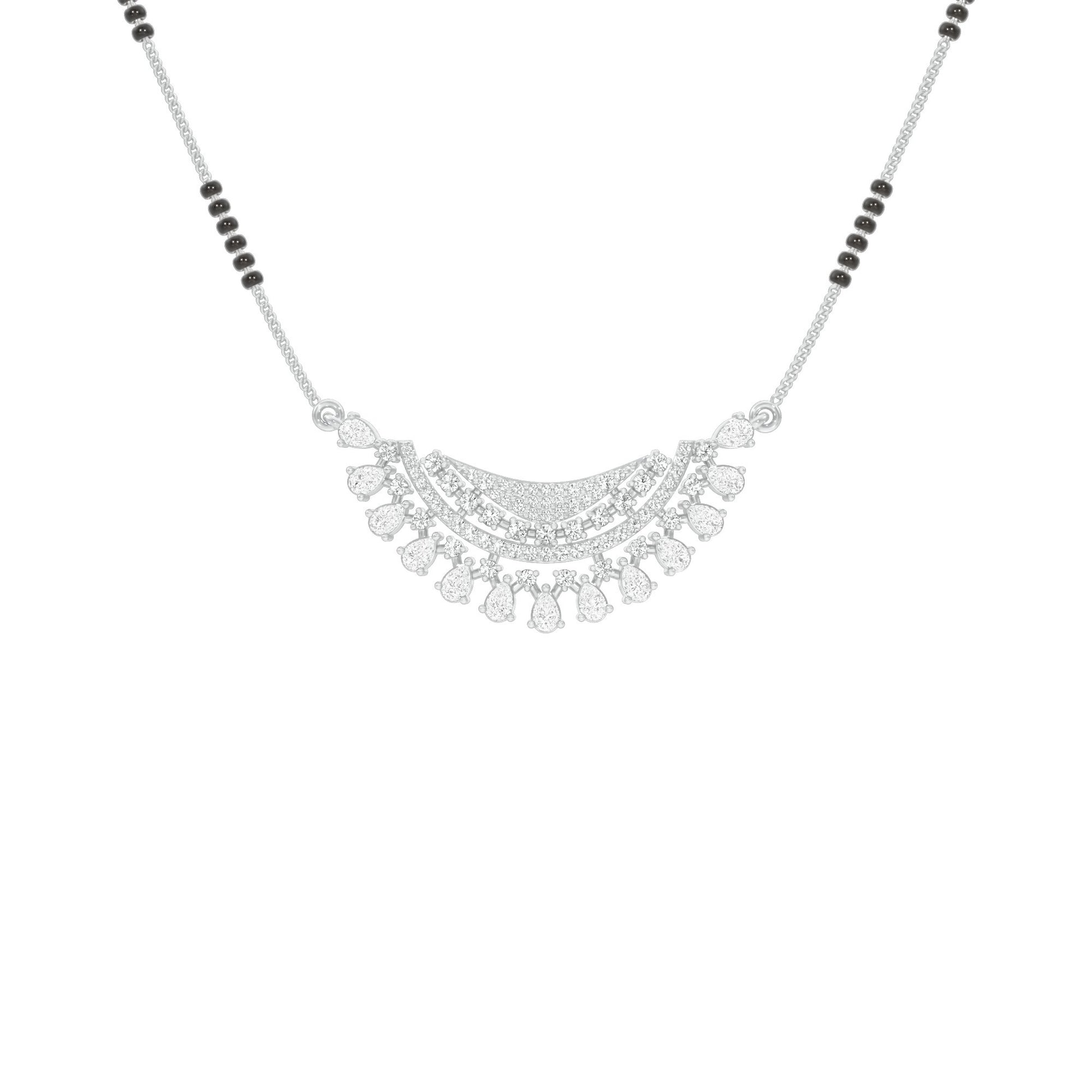 Eternal Sparkle Diamond Mangalsutra 18 KT / White Gold