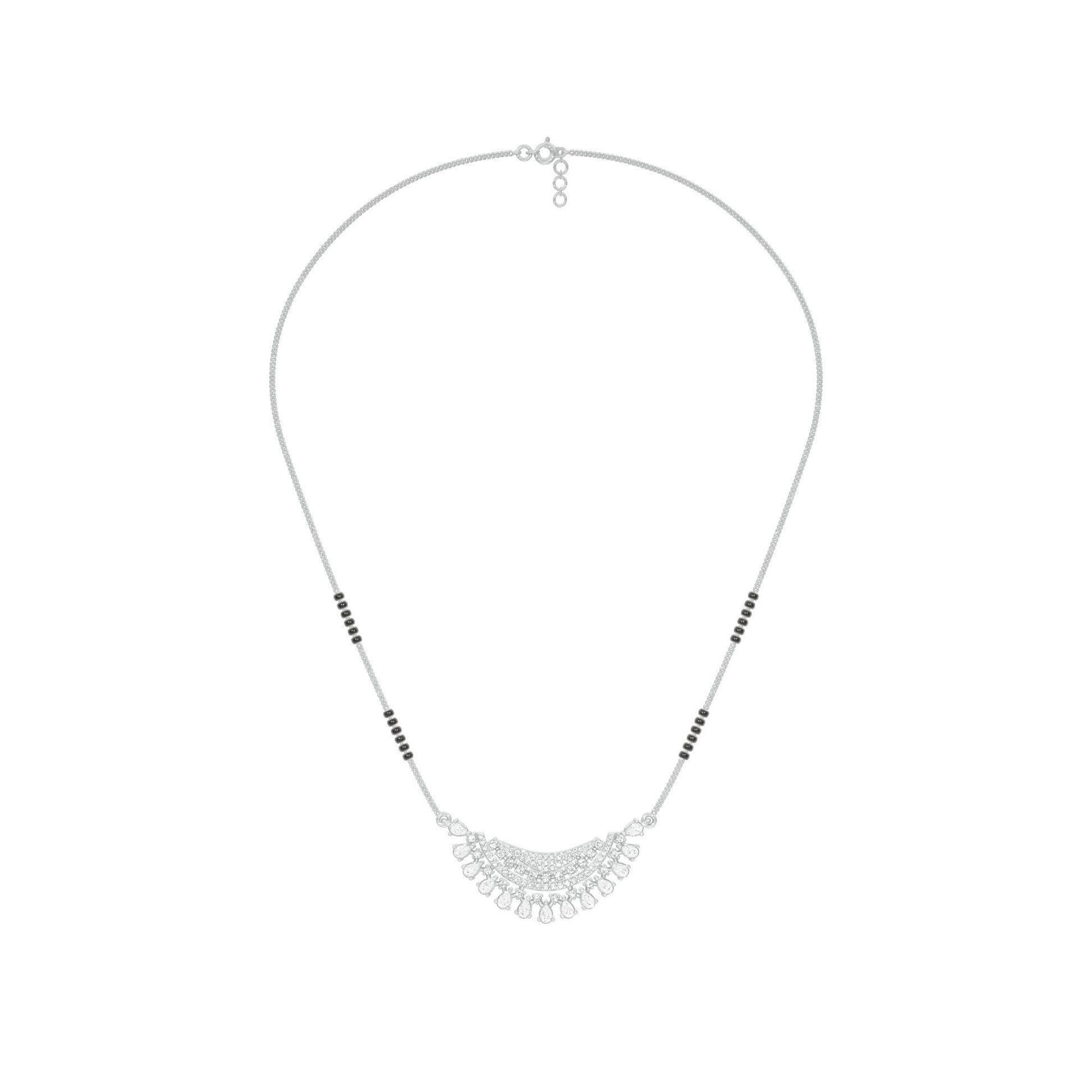 Eternal Sparkle Diamond Mangalsutra 18 KT / White Gold