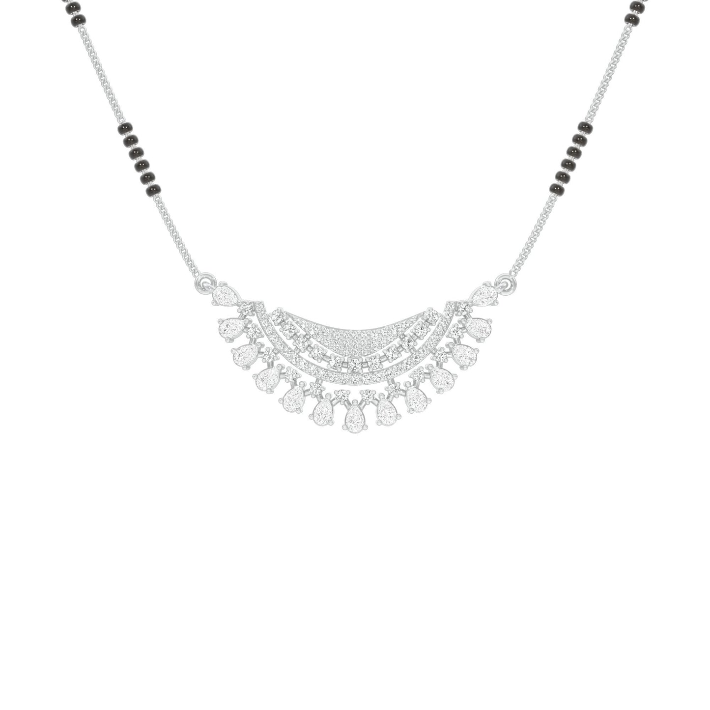 Eternal Sparkle Diamond Mangalsutra 18 KT / White Gold
