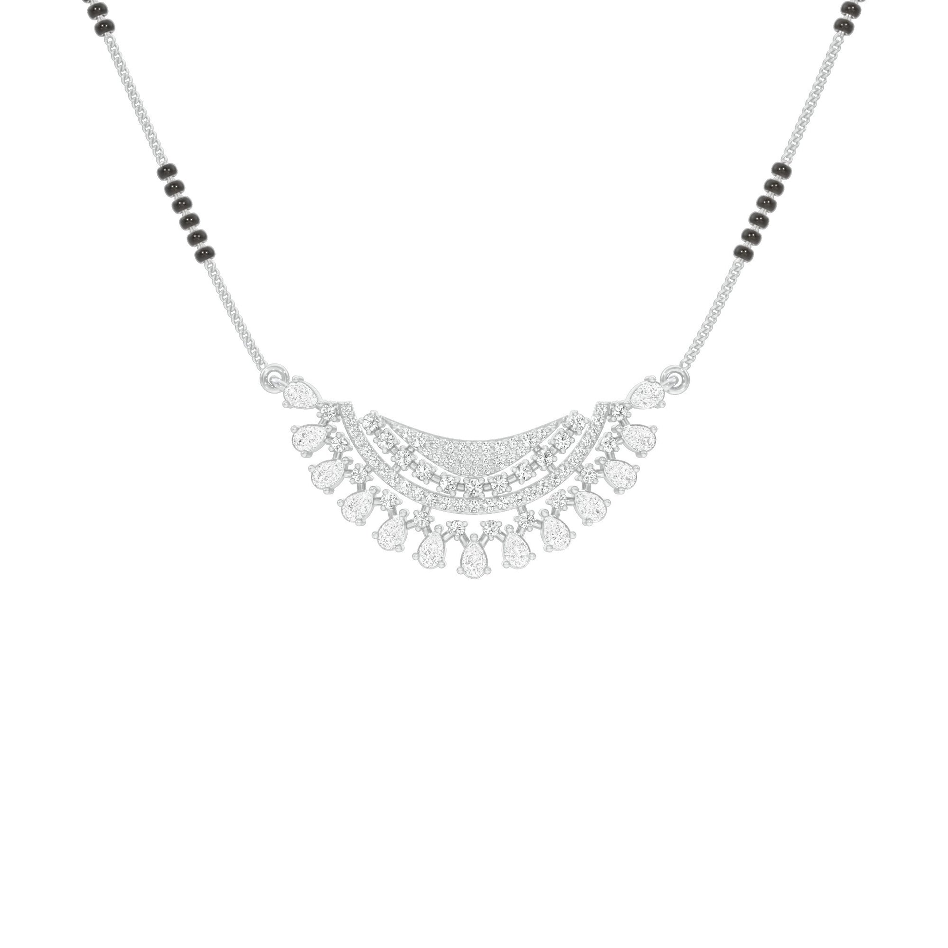 Eternal Sparkle Diamond Mangalsutra 18 KT / White Gold