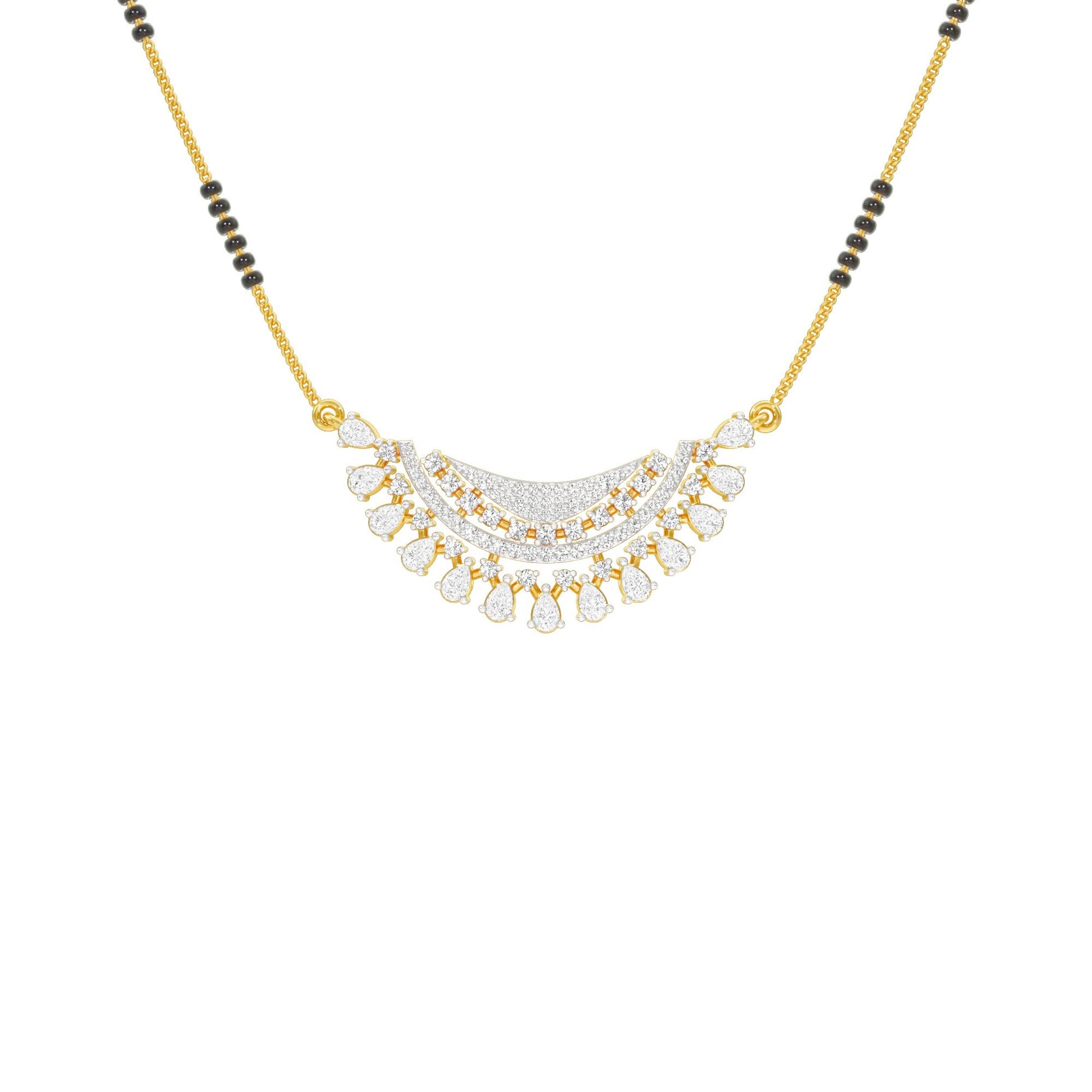 Eternal Sparkle Diamond Mangalsutra 18 KT / Yellow Gold