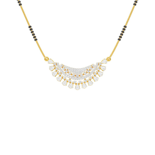 Eternal Sparkle Diamond Mangalsutra 18 KT / Yellow Gold