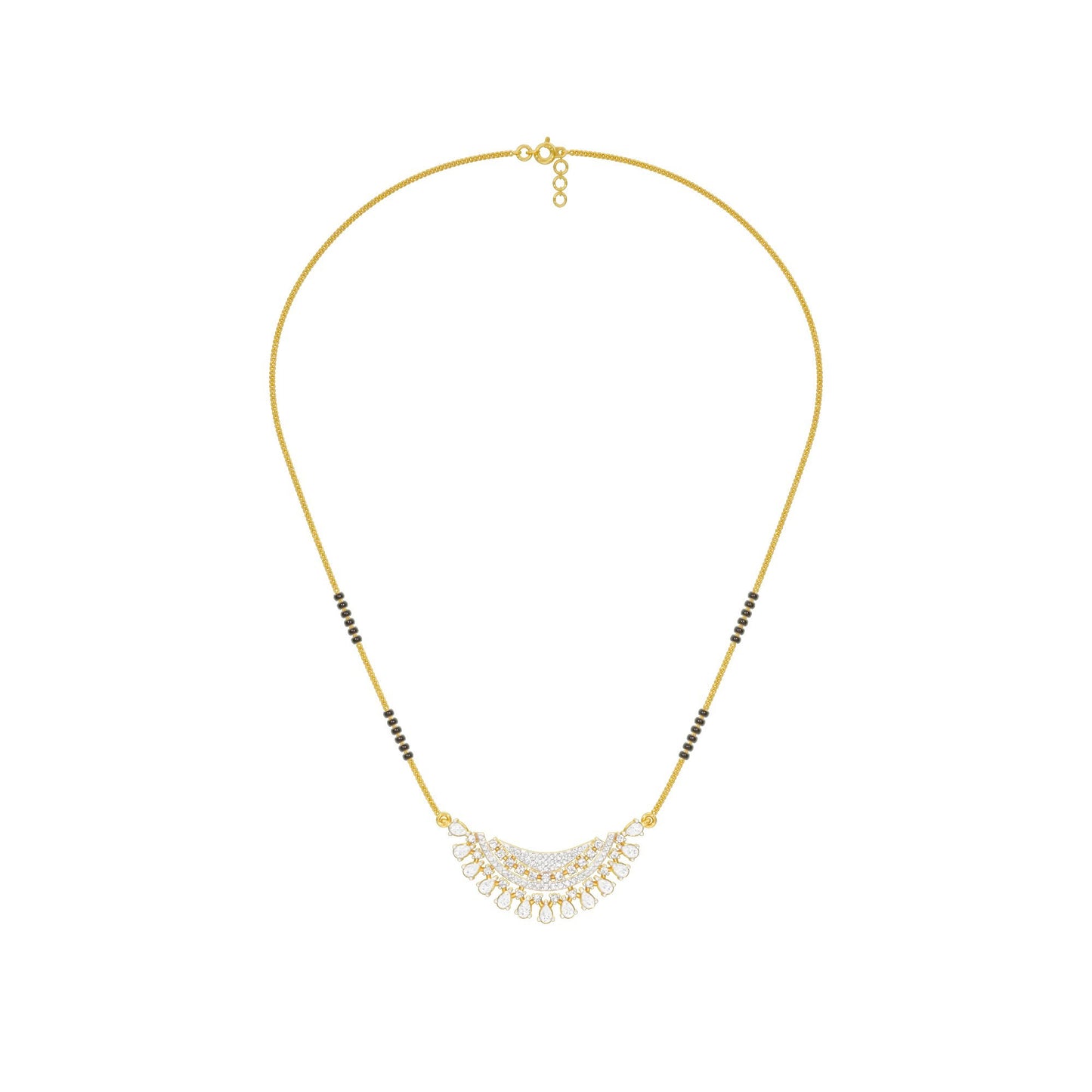 Eternal Sparkle Diamond Mangalsutra 18 KT / Yellow Gold