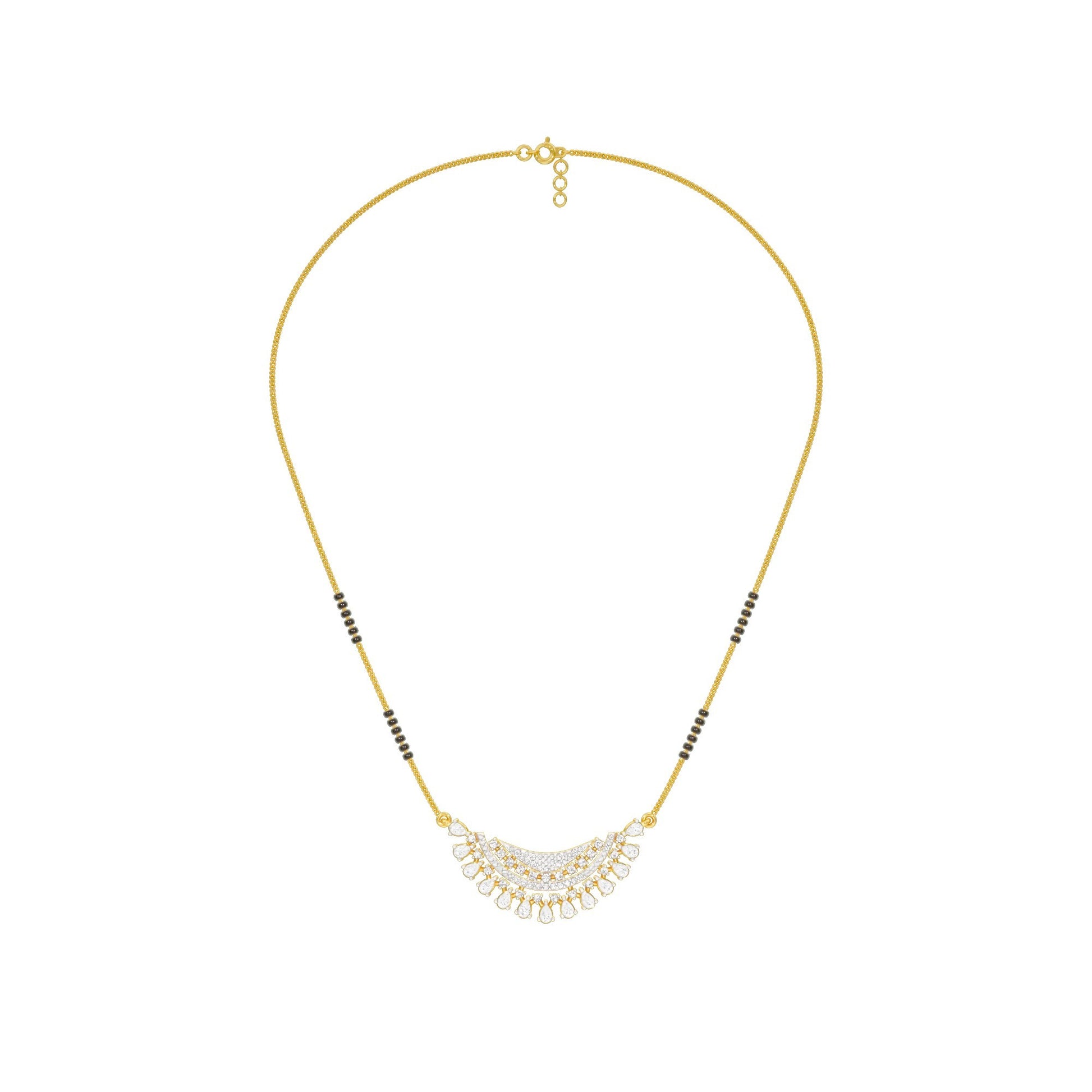 Eternal Sparkle Diamond Mangalsutra 18 KT / Yellow Gold