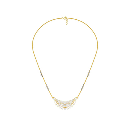 Eternal Sparkle Diamond Mangalsutra 18 KT / Yellow Gold