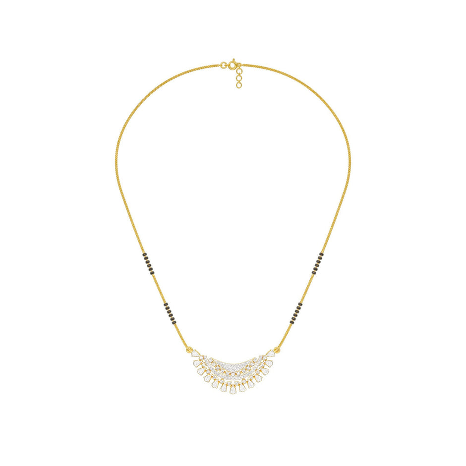 Eternal Sparkle Diamond Mangalsutra 18 KT / Yellow Gold