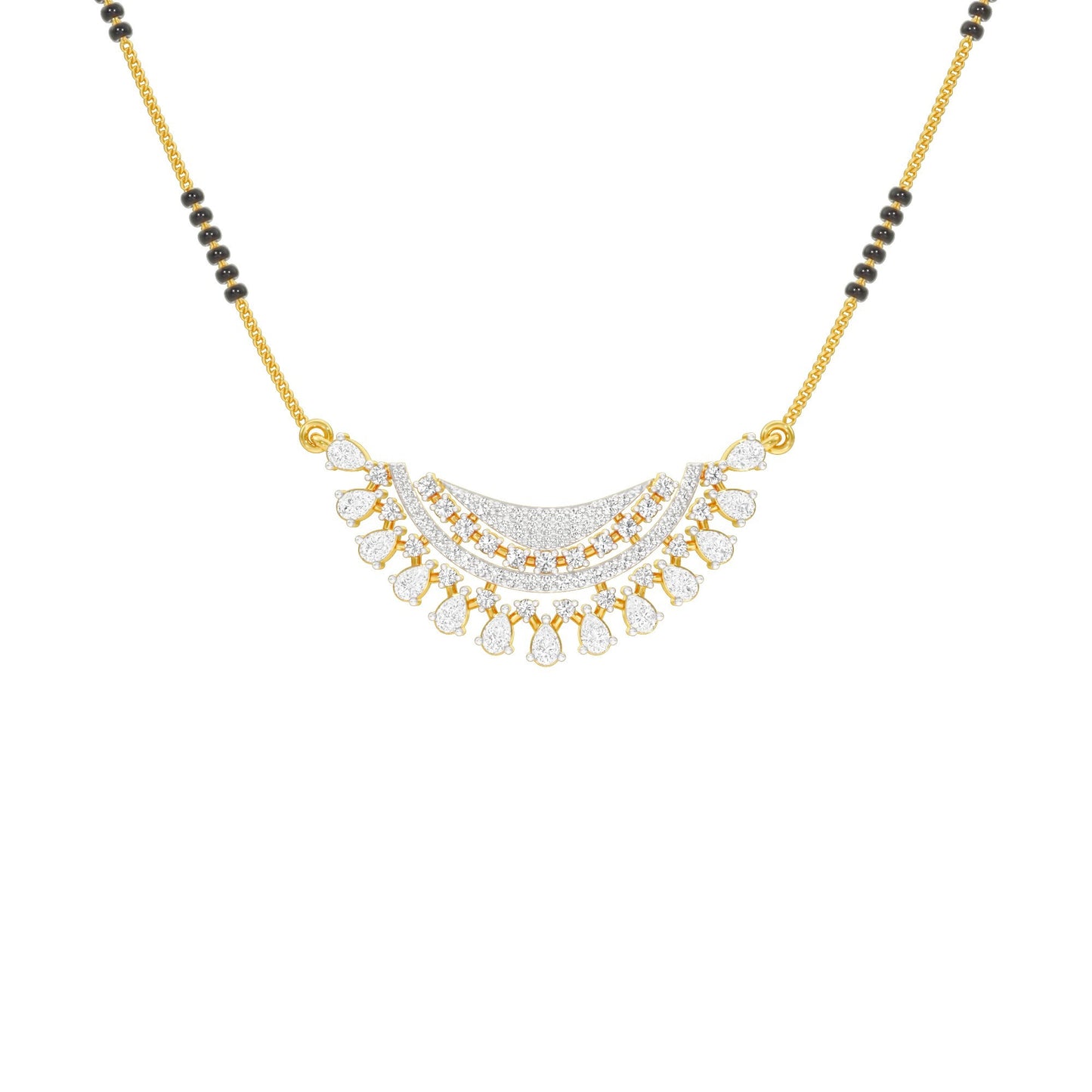 Eternal Sparkle Diamond Mangalsutra 18 KT / Yellow Gold