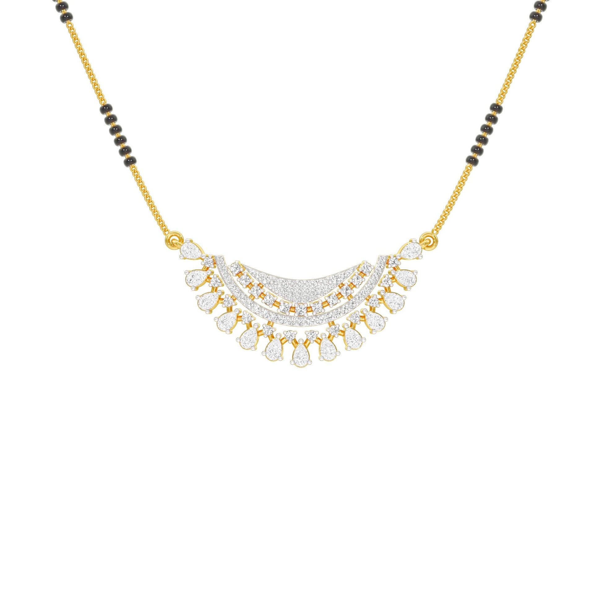 Eternal Sparkle Diamond Mangalsutra 18 KT / Yellow Gold